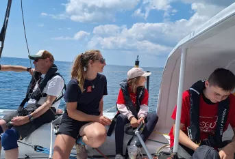 Navigation avec Violette Dorange