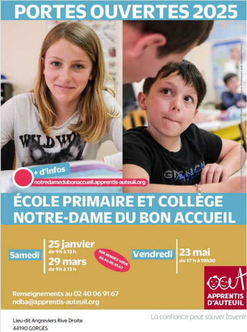 Affiche JPO 2025 NDBA