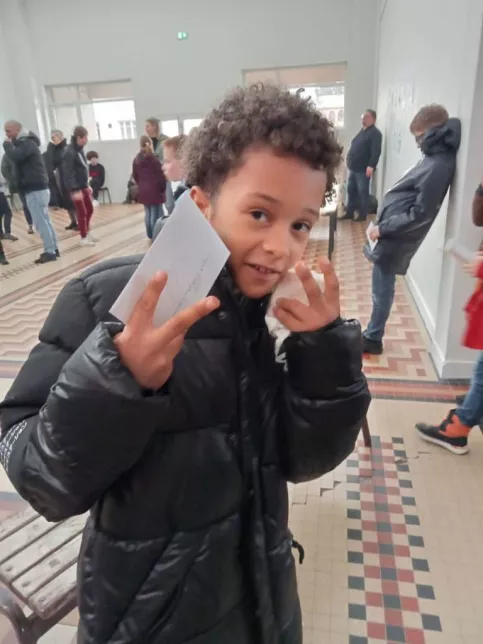 Loevan et sa carte de Bonne Année