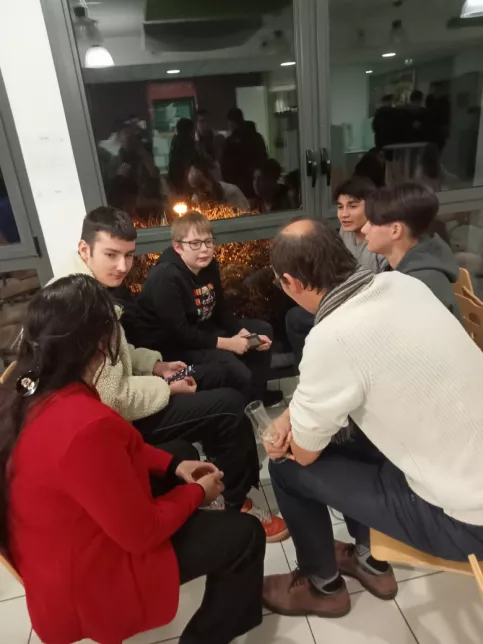 Anciens jeunes de 3ème avec Mr Allain